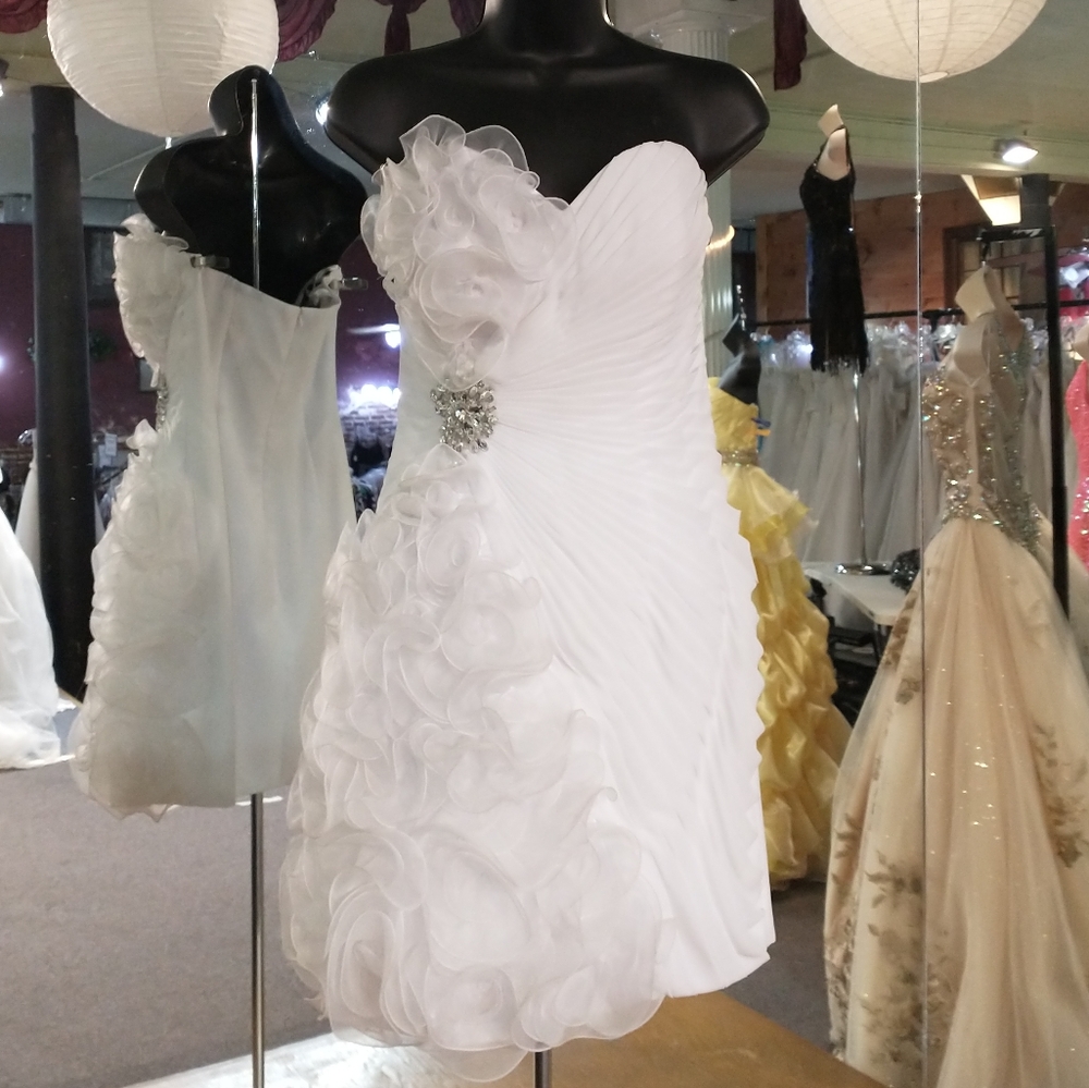 PF Exclusive Rhinestoned Bridal / Cocktail Dress